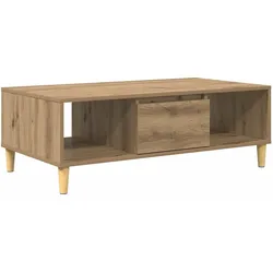vidaXL Couchtisch Artisan-Eiche 102 x 55 x 35 cm Holzwerkstoff