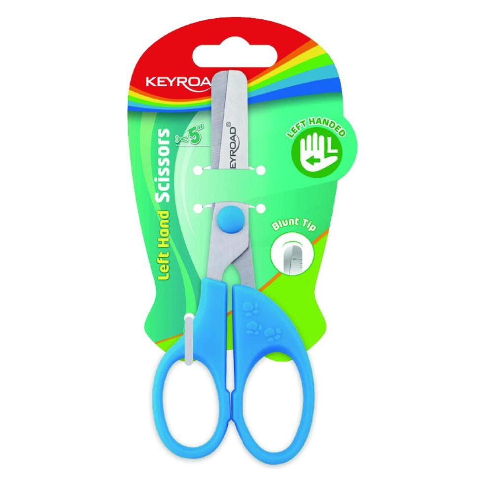 Keyroad Schulschere, 13 cm, für linkshänder, blister, farbmix (13 cm) (45650239)