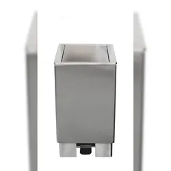 Saro Edelstahlmülleimer 60 L, Apollo