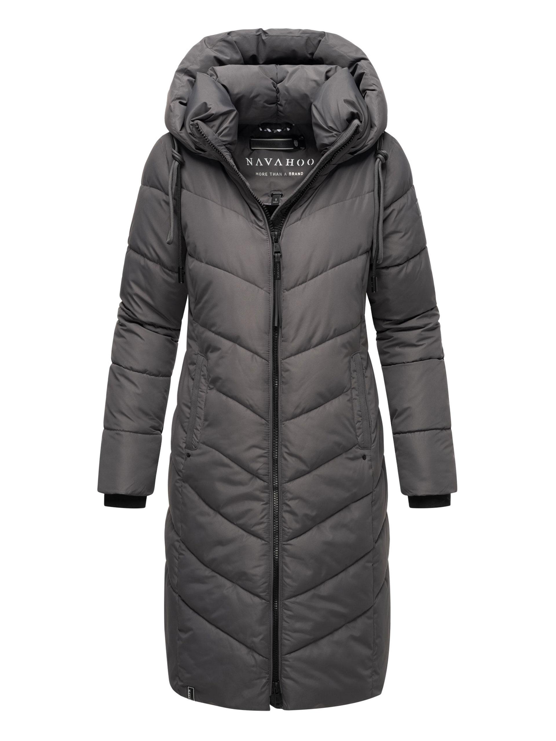 Navahoo Damen Winterjacke Sahnekatzii – Lang & Extra Warm