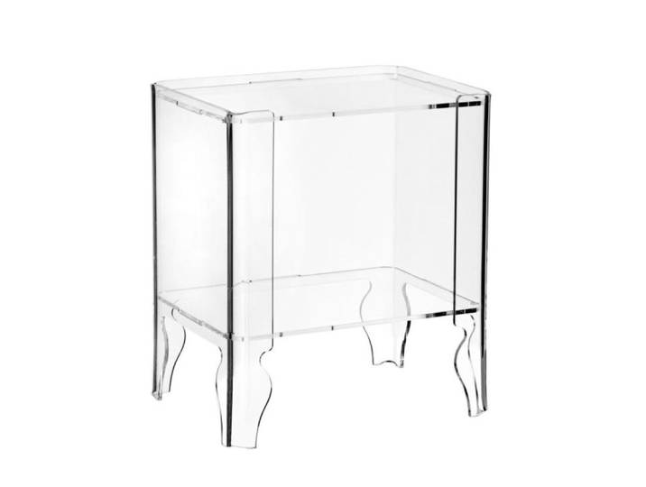 EMPORIUM table de chevet NAIF 1 (Transparent - Verre acrylique)