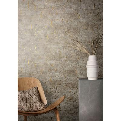 Vliestapete MARBURG, braun (braun, grau), B:0,7m L:10,05m, Vlies, Tapeten, moderne Tapete für Wohnzimmer Schlafzimmer Küche