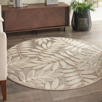 Nourison Aloha Leaf Print Vibrant Indoor/Outdoor Area Rug