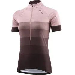 LÖFFLER Damen Trikot W BIKE JERSEY HZ LIVELY VENT, Größe 40 in Grau Grau