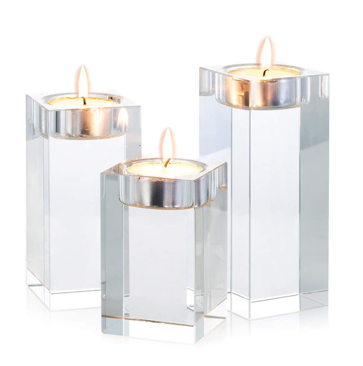 Dailygoods Dailygoody Kristallen Kandelaar - Transparant