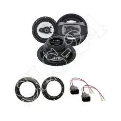 Crunch GTi62 Lautsprecher Einbauset 180 Watt für VW T5 / Multivan / Caravelle...