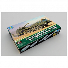 Trumpeter - Russian KZKT-7428 Transporter mit KZKT-9101 Semi-Trailer - 1:35 - 700 Teile 307580