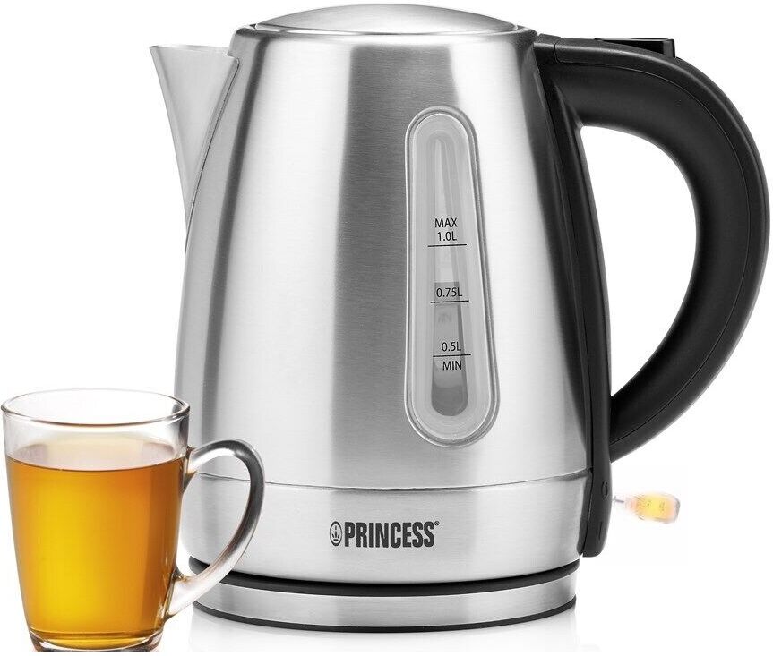 Jarro Elétrico 1L 2200W (Inox) - PRINCESS