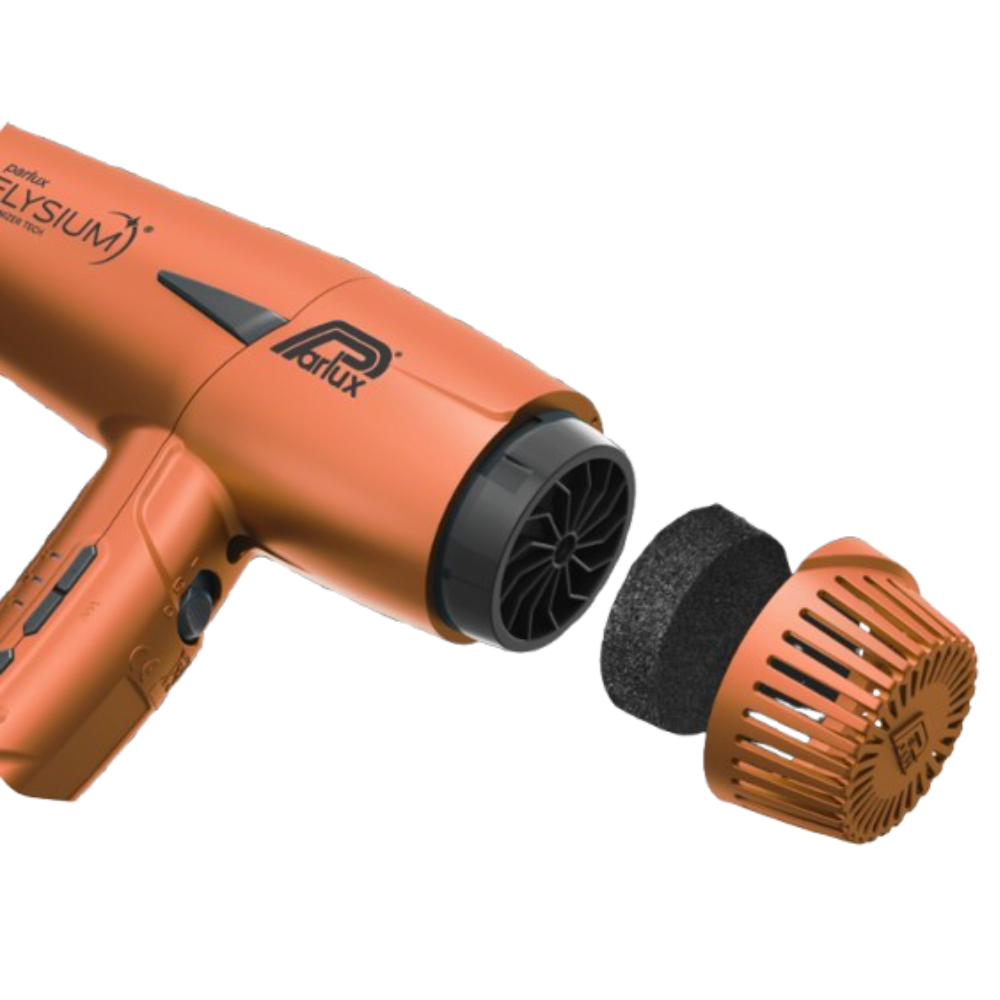 Parlux ELYSIUM Hair Dryer Air Ionizer Tech [European Plug 220V] 1&nbsp;un. Black
