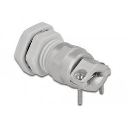 Delock 60352 mit Zugentlastung Metall, Kunststoff Grau 1 St.