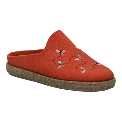 Hausschuh JOSEF SEIBEL "Lara 01, rot", Damen, Gr. 42, rot, Obermaterial: 100% Textilmaterial TEXMAT., Schuhe Hausschuh