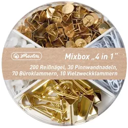 Herlitz Mixbox 4 in 1 Bürokleinteile Pure Glam sortiert