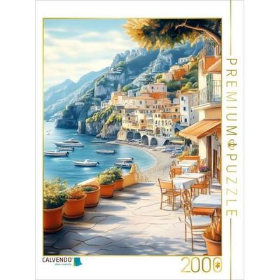 CALVENDO Puzzle Ein mediterranes Paradies | 2000 Teile Lege-Größe 90x67cm Foto-Puzzle für glückliche Stunden