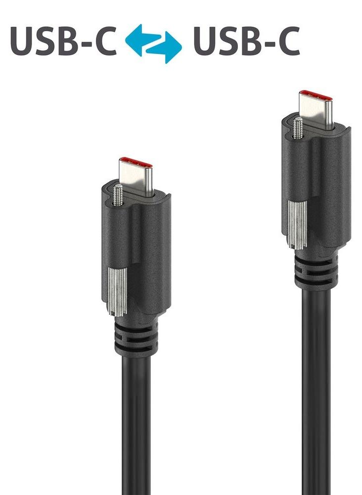 PureLink MicroX4 USB-C auf USB-C Kabel USB 3.2 Gen1x2 10Gbps, 100W, 4,00 m
