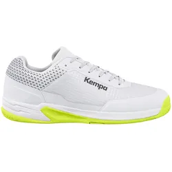 Kempa Wing 3.0 Handballschuhe Kinder weiß/limonengrün/schwarz 34