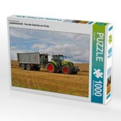 CALVENDO Puzzle Landwirtschaft - Von der Saat bis zur Ernte 1000 Teile Lege-Größe 64 x 48 cm Foto-Puzzle Bild von Simon Witt