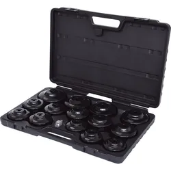 KS Tools 3/8" Ölfilterschlüssel-Satz, 15-tlg - 150.9320