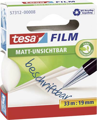 TESA 57312-00008-02 tesafilm Invisible Transparent (L x B) 33m x 19mm 1St.