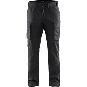 Blakläder Arbeitshose Service Stretch, Herren, Bundhose, schwarz, Größe 54