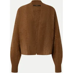 Kaschmir-Strickjacke Braun