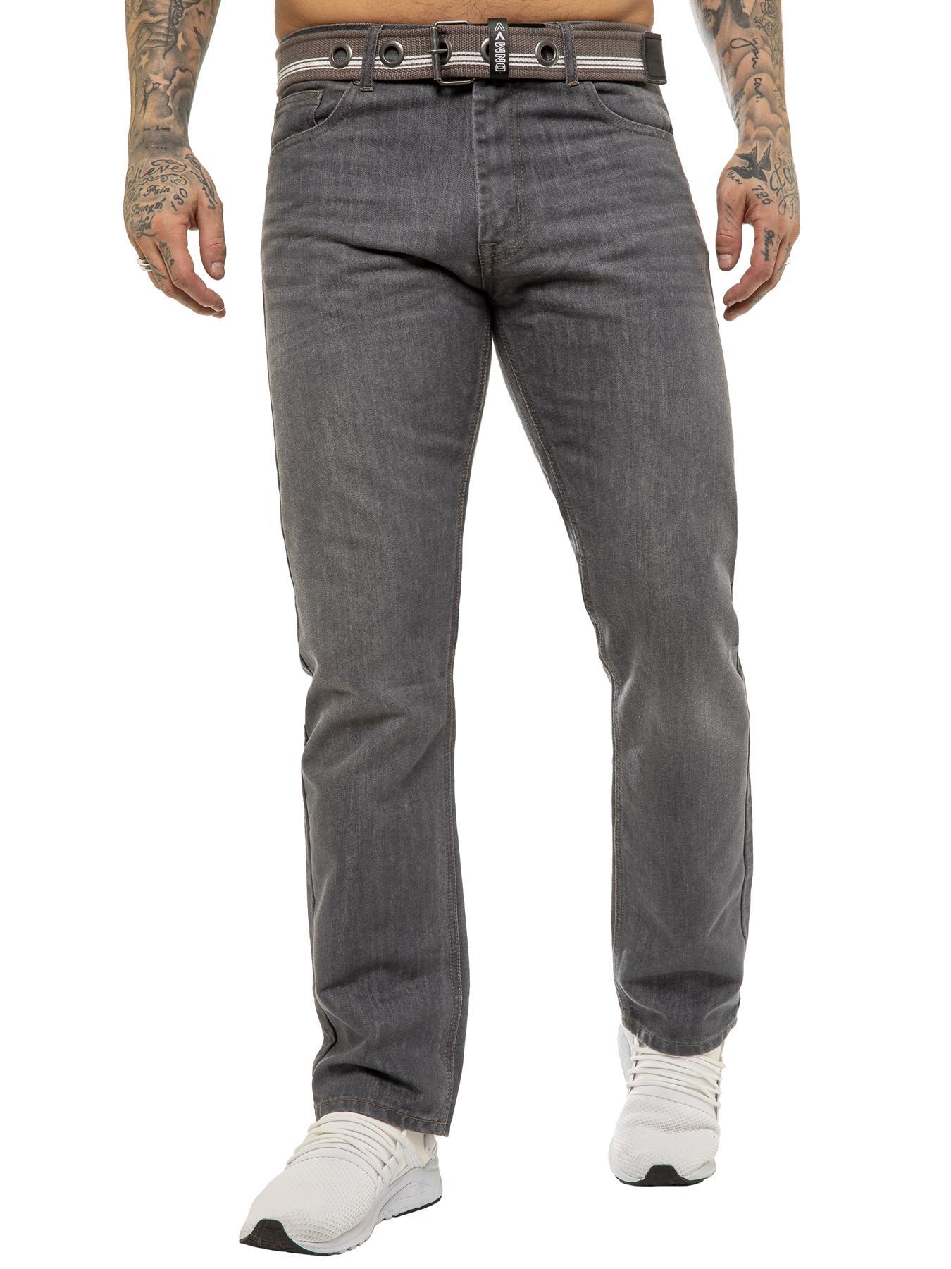 Enzo | Herren-Denimjeans mit geradem Bein