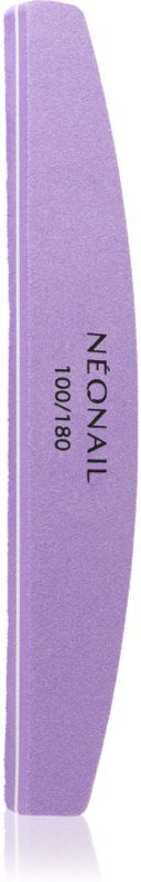 NEONAIL Nail Buffer Curved polissoir ongles type 100/180 Violet 1 pcs