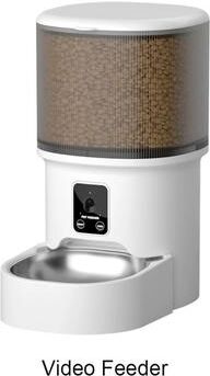 Uplift Treasures Smart WiFi Video Automatic Pet Feeder Set video Feeder