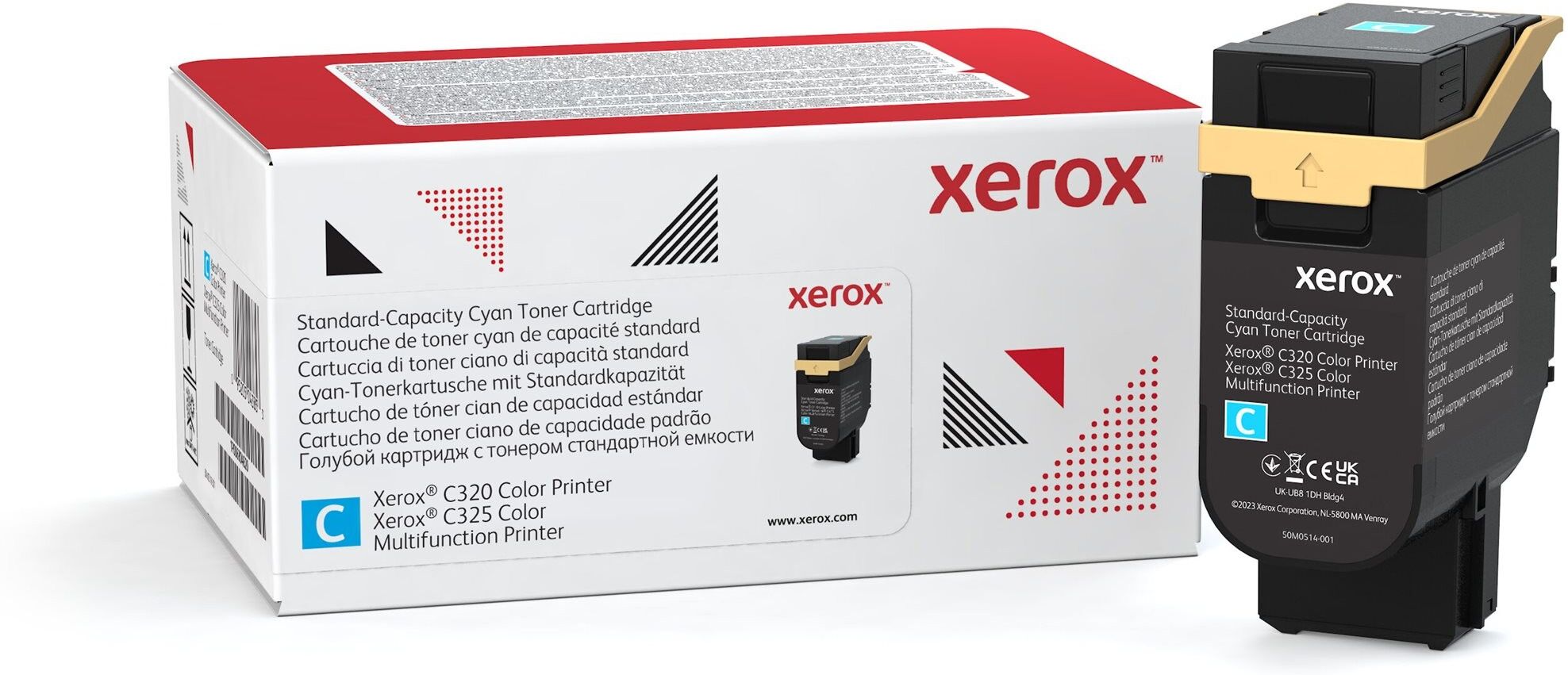 Xerox C320/C325 Standard Capacity Toner Cartridge - Cyan