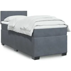vidaXL, Boxspringbett, Yamiser (Block mit Quadraten) (80 x 200 cm)