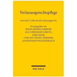 Verfassungsrechtspflege, Fachbücher von Frauke Brosius-Gersdorf, Klaus Ferdinand Gärditz, Heiko Sauer, Ferdinand Wollenschläger, Antje von Ungern-Sternberg