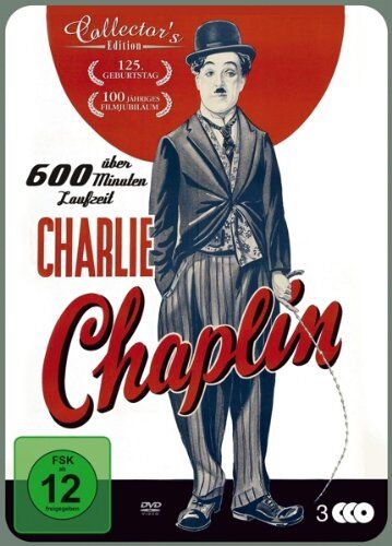 Charlie Chaplin - 3 DVD (612 Minuten) Metal Box - Preis vom 14.10.2026 23:07:16 h