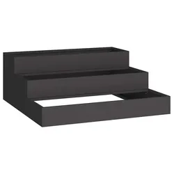 Helloshop26 - Moderner Pflanzkübel für den Außenbereich 90 x 90 x 35 cm langlebig und ästhetisch ansprechend aus schwarzem 02_0052048
