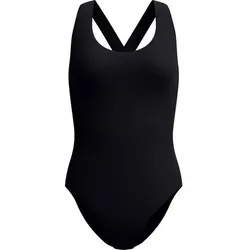 SPEEDO Damen Schwimmanzug Solid Scoop Neck One Piece, Größe S in Schwarz Schwarz