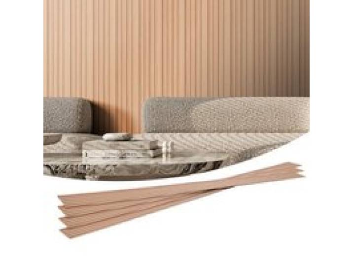 VEVOR Akustikpaneele, Akustikplatten, 2450 x 166mm, WPC-Akzent-Holzwandpaneele für moderne Innenwände, Wandpaneele in Holzoptik für stilvolles Dekor & Geräuschreduzierung, Eschenholz, 8er-Set