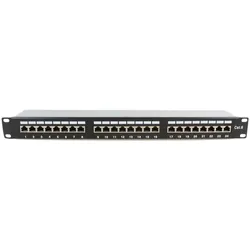 MicroConnect Patch Panel, Server Zubehör, Schwarz