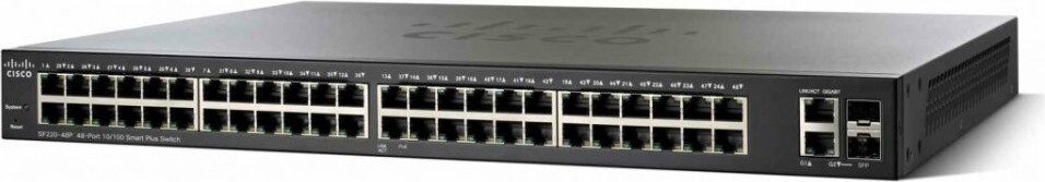Cisco SF350-48P Managed Switch L2/L3 Fast Ethernet met PoE ondersteuning