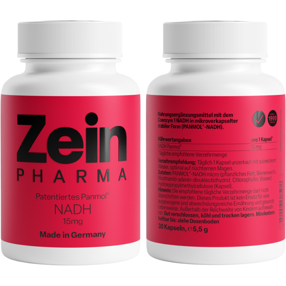 ZeinPharma NADH 15mg Antioxidant Food Supplement 40&nbsp;caps.