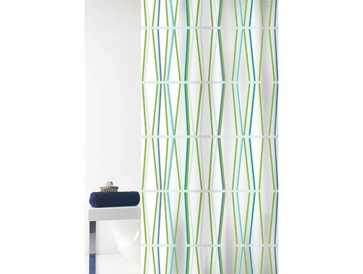 Duschvorhang Tenura Polyester PVC Weiß 180 x 200cm
