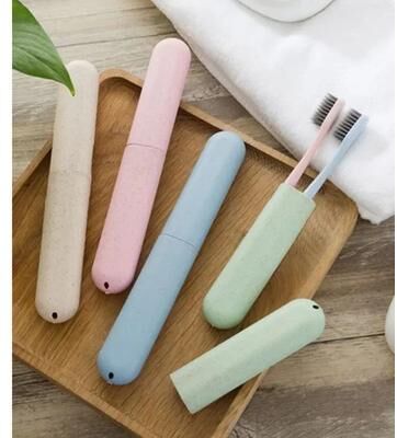 Inspire Essentials Portable Toothbrush Case Set For Travel And Hygiene Protection random 3pcs A