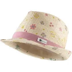 STERNTALER Strohhut Blumen, Größe 47 in Beige Beige