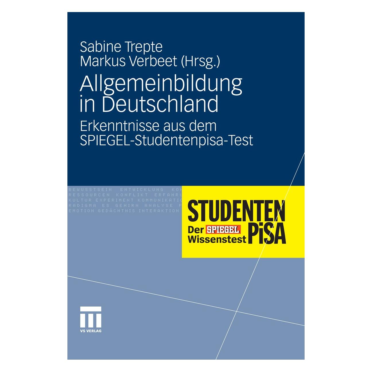VS Allgemeinbildung in Deutschland (Deutsch, Hardcover, Markus Verbeet, Sabine Trepte) (9783531172187)