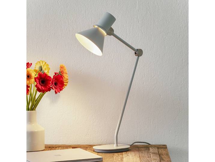 Design Bureaulamp Type 80, alu / grijs / zink, Werkkamer / Kantoor, metaal, Design, tafellamp