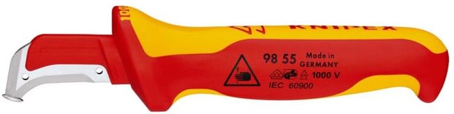 Couteau à dénuder, avec sabot de guidage Knipex (98 55)
