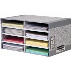 Fellowes Sortierstation DIN A4 8-Fach  grau