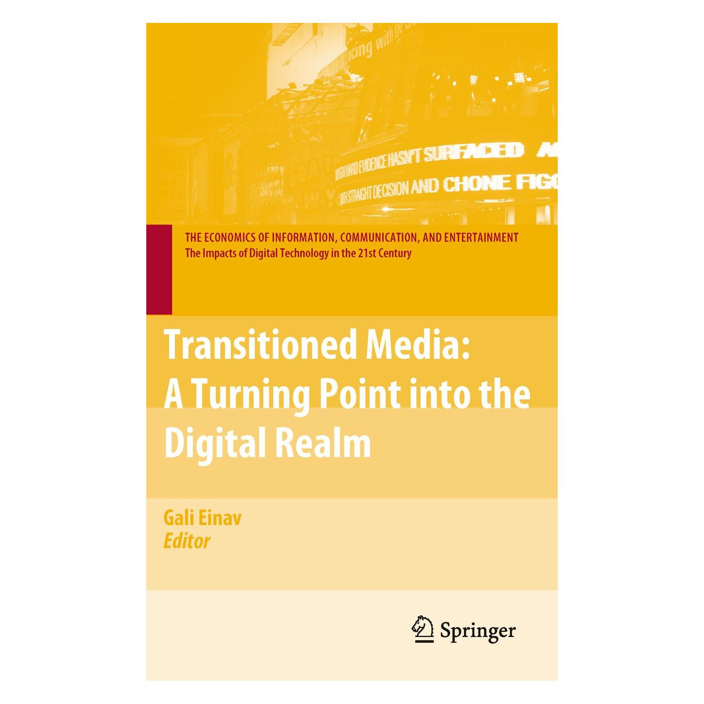 Springer Transitioned Media (Englisch, Hardcover, Gali Einav) (9781441960986)