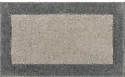 "Wide Width Counterpoint Bath Rug by Mohawk Home in Pewter Flint (Size 20"" W 34"" L)"