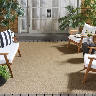 SAFAVIEH Sisal All-Weather Rasima Transitional Indoor/Outdoor Rug