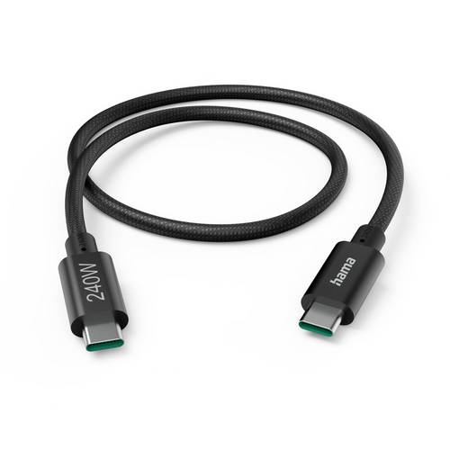 Hama USB-C Kabel USB 3.2 Gen1 USB-C Stecker 1.5m Schwarz 00201702