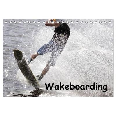 Wakeboarding (Tischkalender 2026 DIN A5 quer), CALVENDO Monatskalender