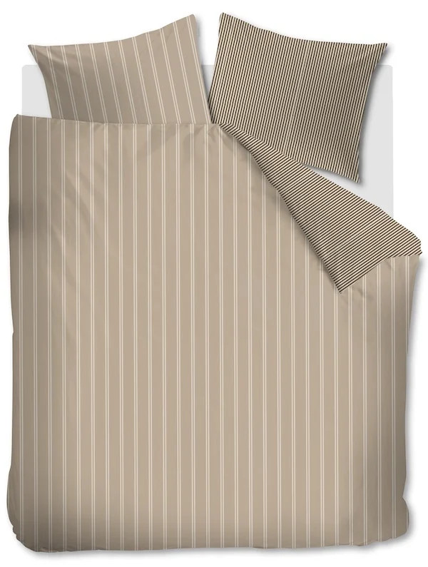 vtwonen Mini Stripe Naturel dekbedovertrek